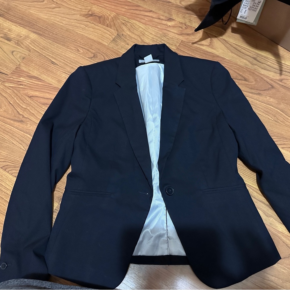 H&M Classic Navy Blue Women’s Blazer